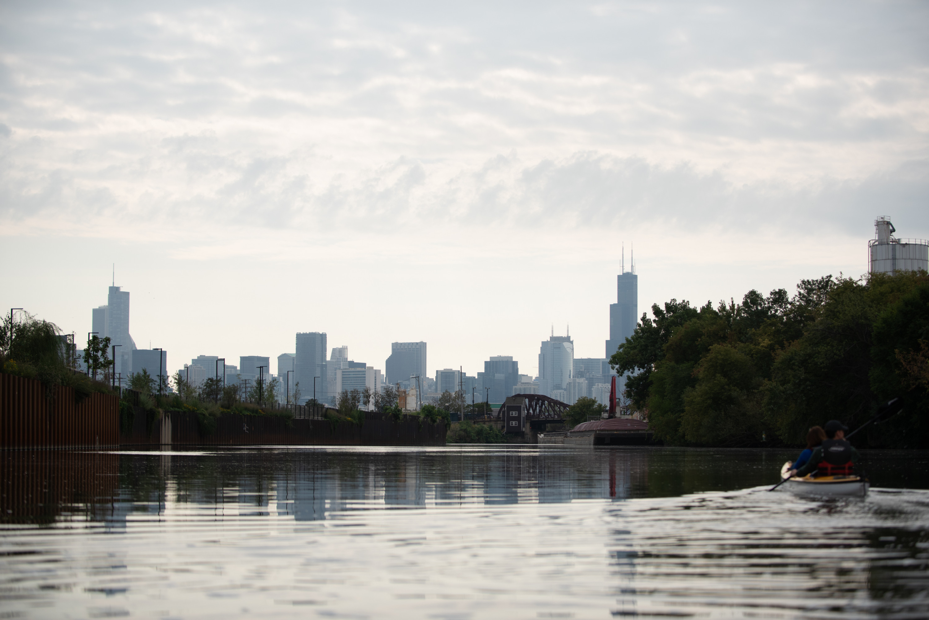 The Chicago River is experiencing an environmental renaissance — thanks to some friends and clean-up efforts. (Photos by Colin Boyle/Northwestern University)